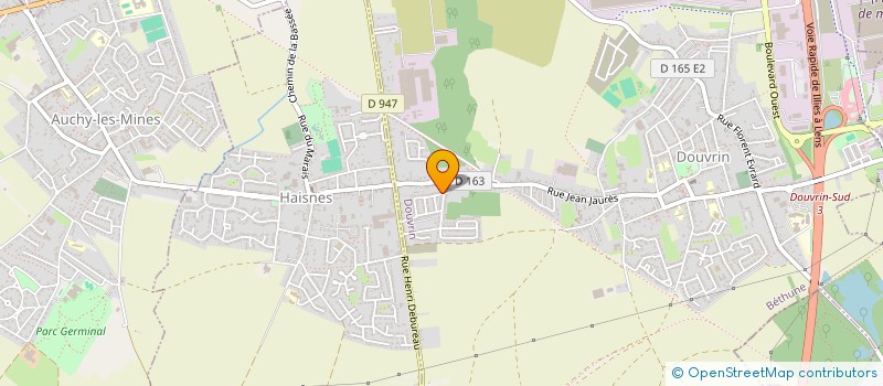 localisation de l'entreprise AD VGP CONTROL  DOUVRIN