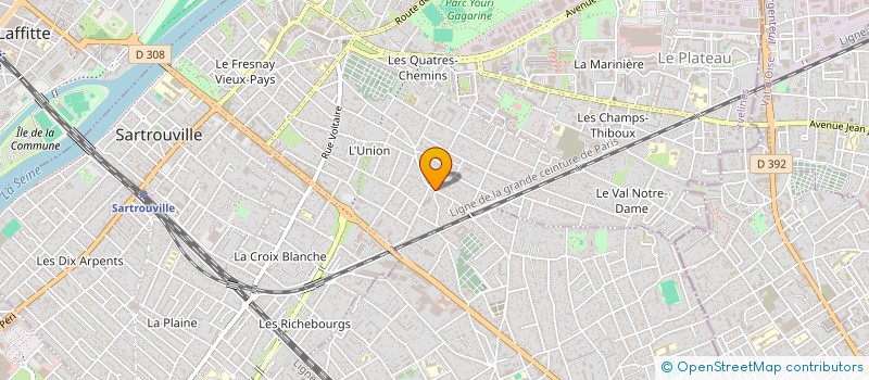 localisation de l'entreprise AD-VICE à SARTROUVILLE