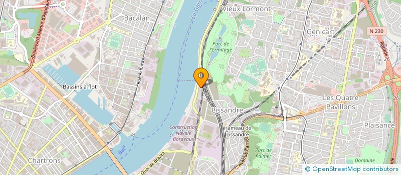 localisation de l'entreprise AD VINIS FR à BORDEAUX