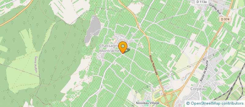 localisation de l'entreprise AD-VINS à CHASSAGNE-MONTRACHET