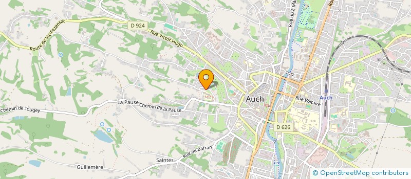localisation de l'entreprise AD-VIP  AUCH