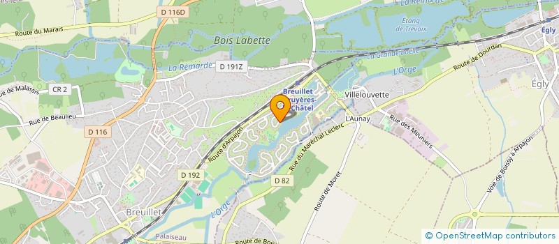 localisation de l'entreprise AD VIRTUEL à BREUILLET
