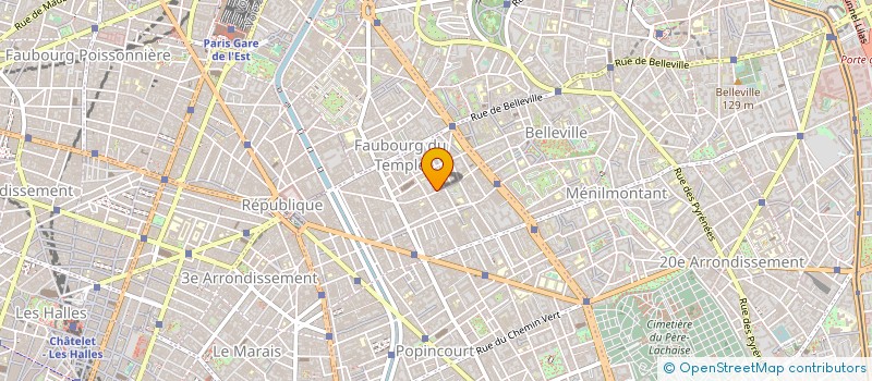 localisation de l'entreprise AD VITAM à PARIS