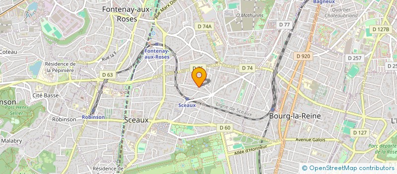 localisation de l'entreprise AD VITAM à SCEAUX