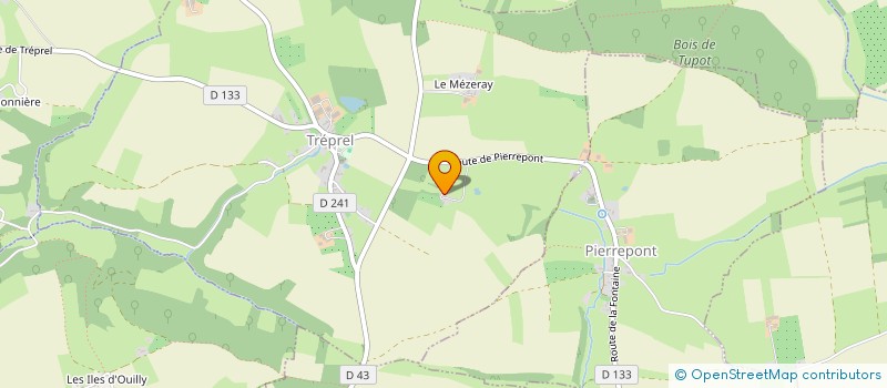 localisation de l'entreprise AD VITAM  POMMERAYE (LA)