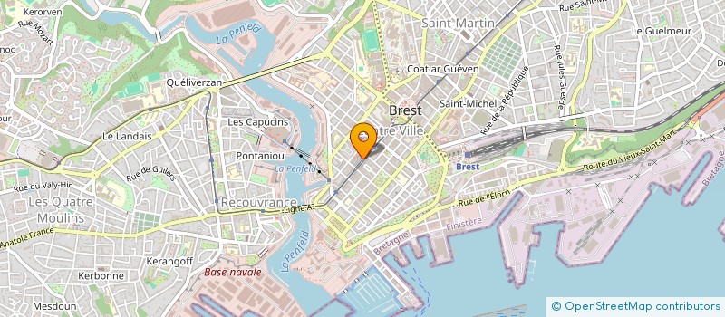 localisation de l'entreprise AD-VITAM à BREST
