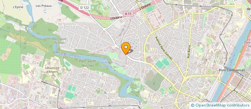 localisation de l'entreprise AD VITAM à AVRILLE