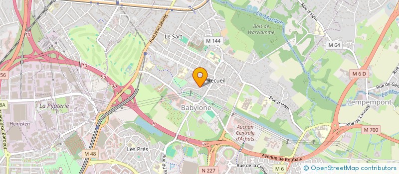 localisation de l'entreprise AD VITAM à VILLENEUVE-D'ASCQ