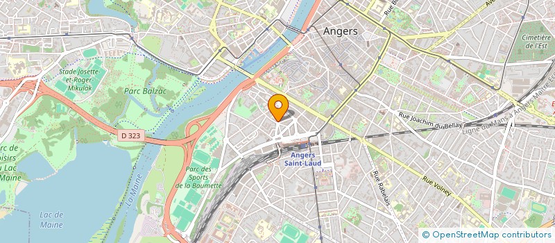 localisation de l'entreprise AD VOLUPTATEM à ANGERS