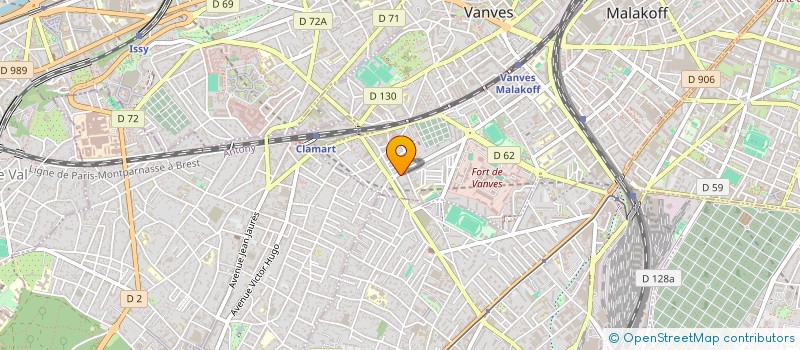 localisation de l'entreprise AD WORKS  MALAKOFF