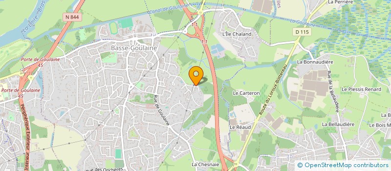 localisation de l'entreprise AD'Y CONSTRUCTION  BASSE-GOULAINE