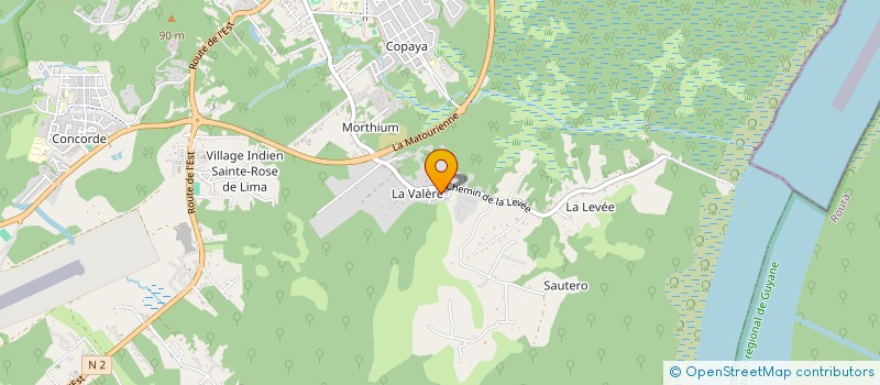 localisation de l'entreprise AD.YANA973  MATOURY