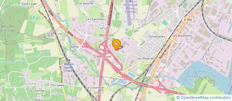 localisation de l'entreprise AD1 CONSTRUCTIONS à MACON