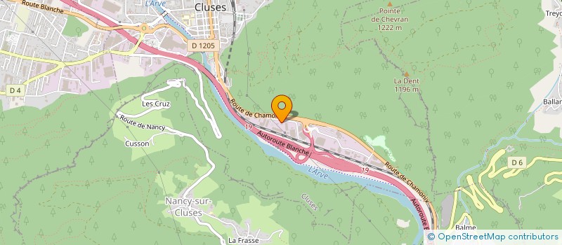 localisation de l'entreprise AD2  CLUSES