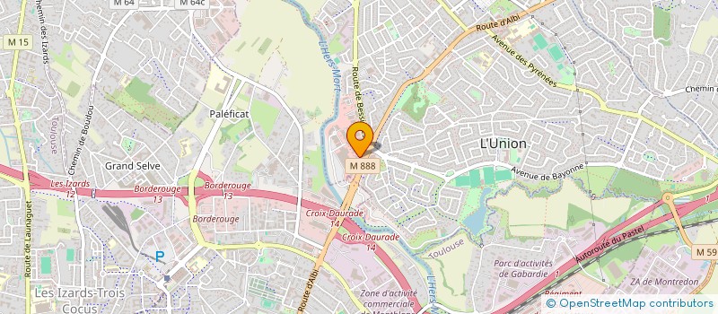 localisation de l'entreprise AD2 à L'UNION