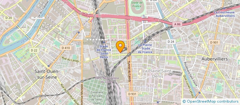 localisation de l'entreprise AD2 DIFFUSION à SAINT-DENIS
