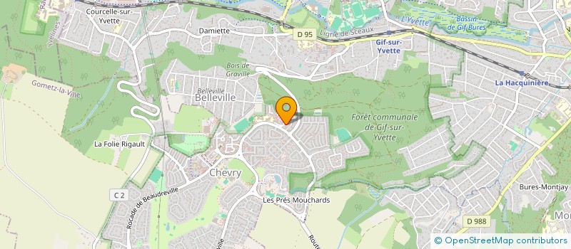 localisation de l'entreprise AD2C  GIF-SUR-YVETTE