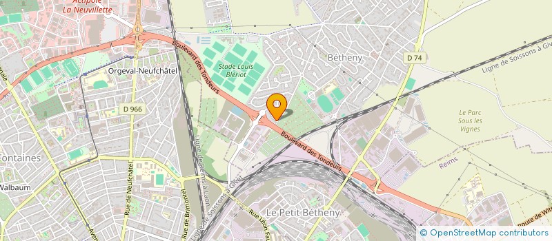 localisation de l'entreprise AD2C LOISEAU  BETHENY