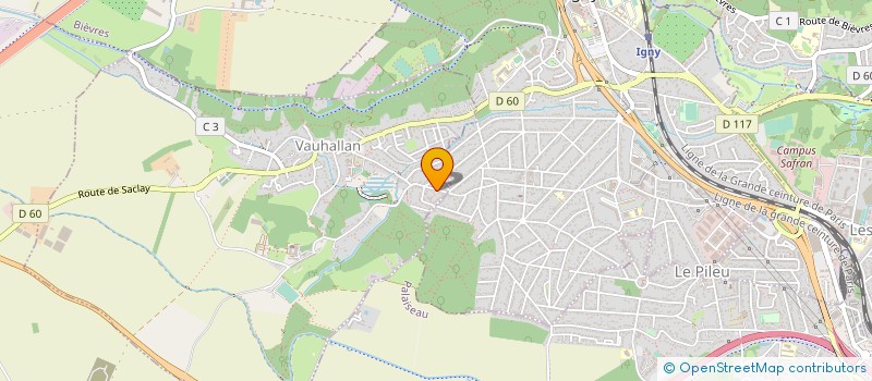 localisation de l'entreprise AD2D à VAUHALLAN