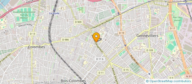 localisation de l'entreprise AD2K FORMATION à ASNIERES-SUR-SEINE