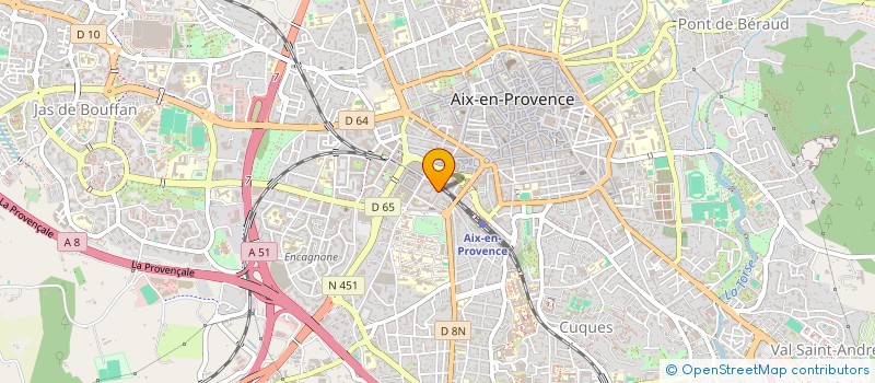 localisation de l'entreprise AD2M à AIX-EN-PROVENCE