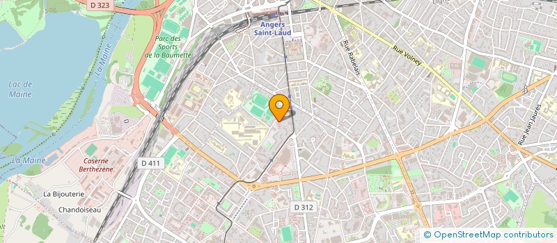 localisation de l'entreprise AD2SI à ANGERS