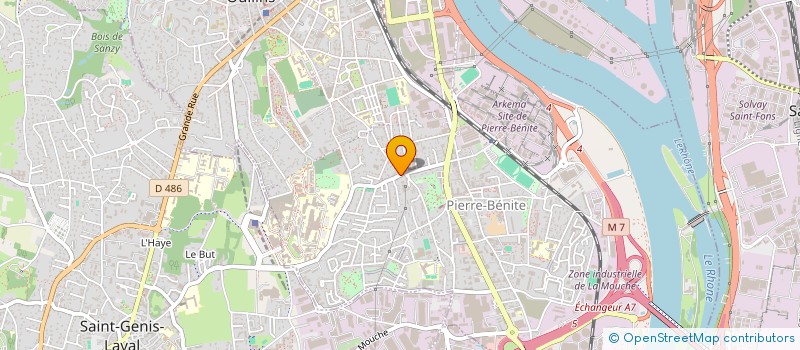 localisation de l'entreprise AD3 GITE  OULLINS-PIERRE-BENITE