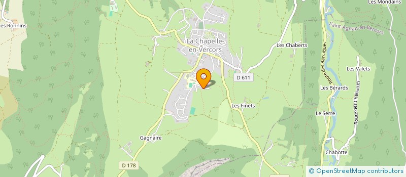 localisation de l'entreprise AD3C à LA CHAPELLE-EN-VERCORS