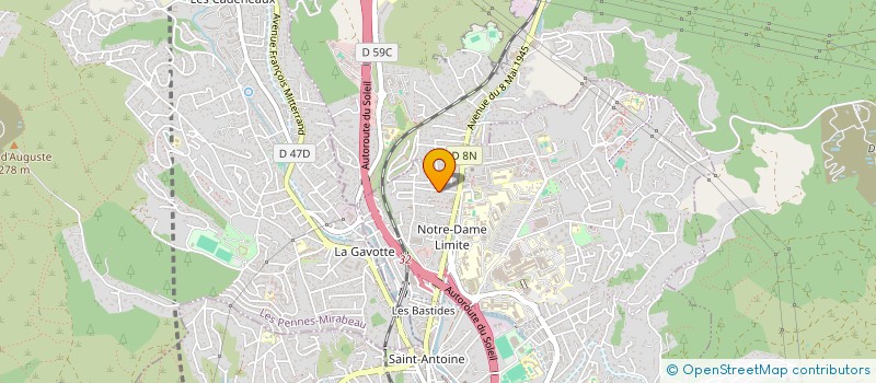 localisation de l'entreprise AD3CE à MARSEILLE