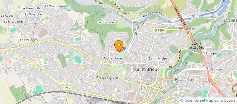 localisation de l'entreprise AD3F à SAINT-BRIEUC