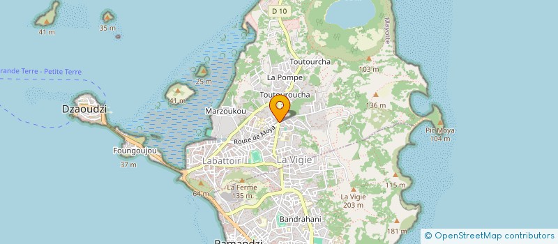 localisation de l'entreprise AD3K à DZAOUDZI