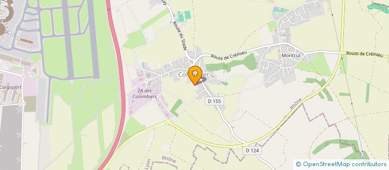 localisation de l'entreprise AD69 AMBULANCES  COLOMBIER-SAUGNIEU