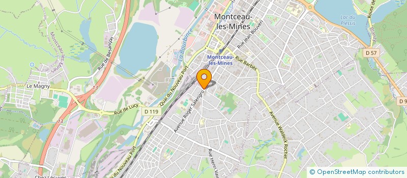 localisation de l'entreprise AD71 - JUDO-CLUB MONTCELLIEN  MONTCEAU-LES-MINES