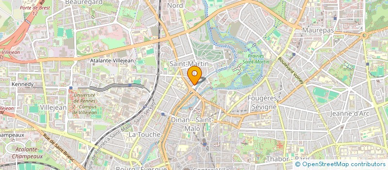 localisation de l'entreprise AD8 ATELIER à RENNES