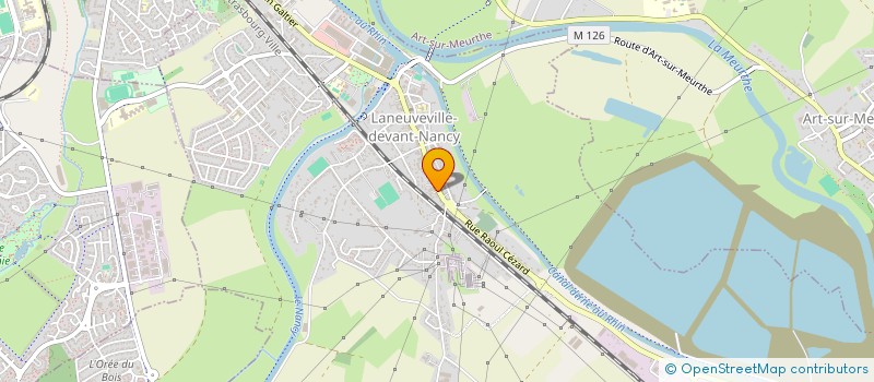 localisation de l'entreprise ADA 2  LANEUVEVILLE-DEVANT-NANCY