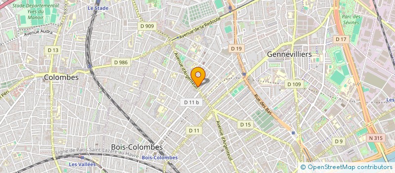 localisation de l'entreprise ADA à ASNIERES-SUR-SEINE