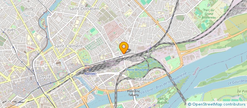 localisation de l'entreprise ADA à NANTES