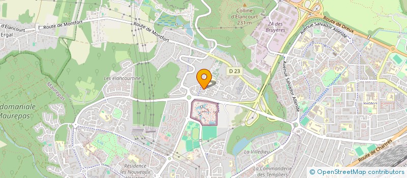 localisation de l'entreprise ADA  ELANCOURT