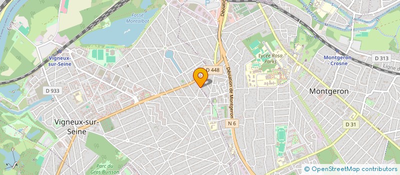 localisation de l'entreprise ADA à VIGNEUX-SUR-SEINE