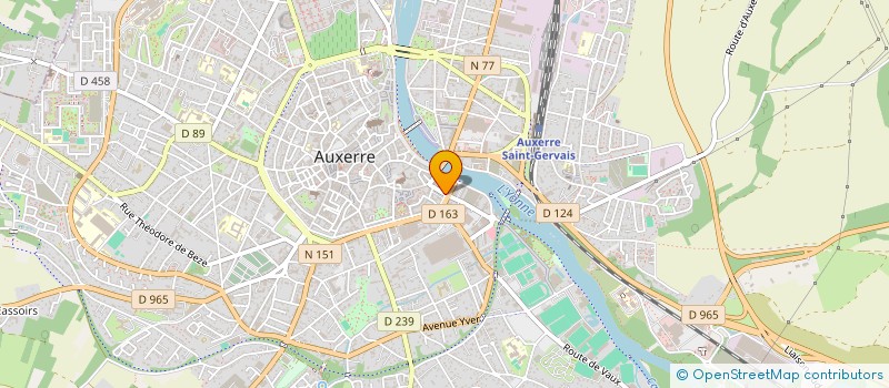 localisation de l'entreprise ADA  AUXERRE