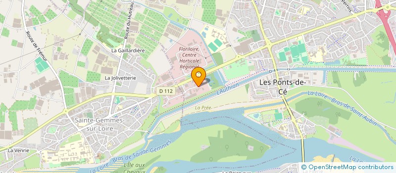 localisation de l'entreprise ADA AUTO à LES PONTS-DE-CE