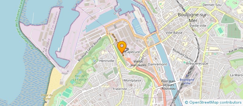 localisation de l'entreprise ADA BAT  BOULOGNE-SUR-MER