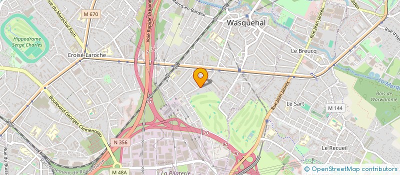 localisation de l'entreprise ADA CONSEIL & GESTION à WASQUEHAL