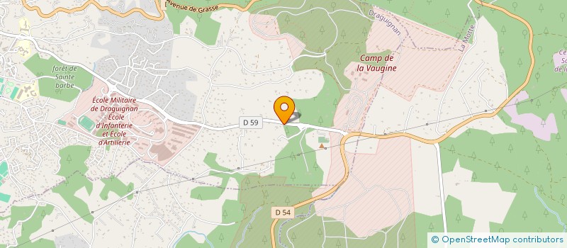 localisation de l'entreprise ADA CONSULTING à DRAGUIGNAN