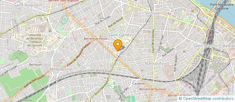 localisation de l'entreprise ADA DIFFUSION à BORDEAUX