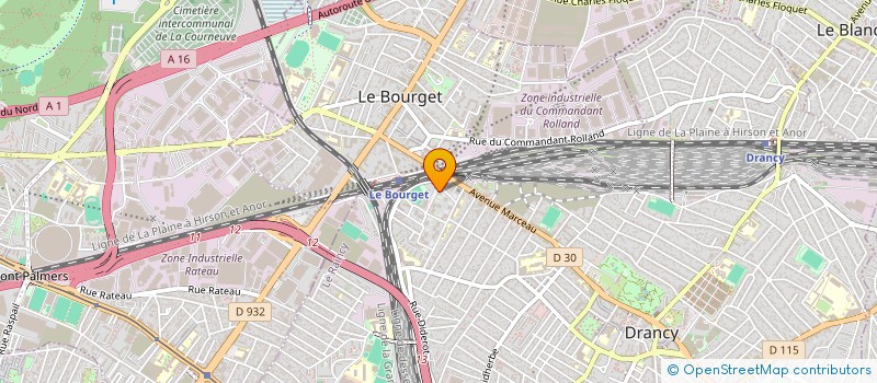 localisation de l'entreprise ADA DIFFUSION à DRANCY
