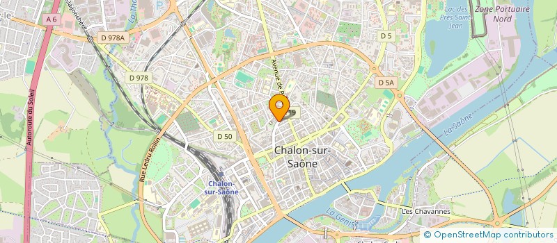 localisation de l'entreprise ADA' E CAPITAL ET DEVELOPPEMENT à CHALON-SUR-SAONE