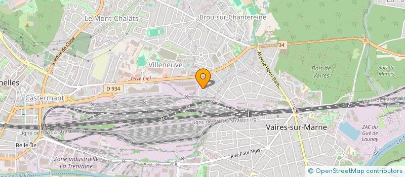 localisation de l'entreprise ADA ETANCHEITE à BROU-SUR-CHANTEREINE