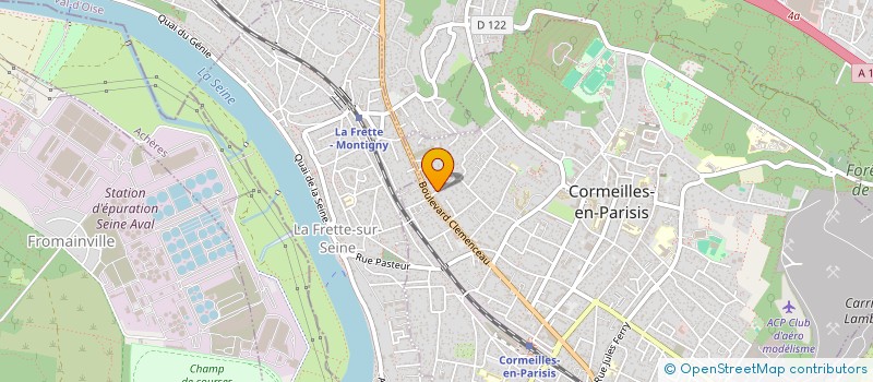 localisation de l'entreprise ADA LAFOXX à CORMEILLES-EN-PARISIS