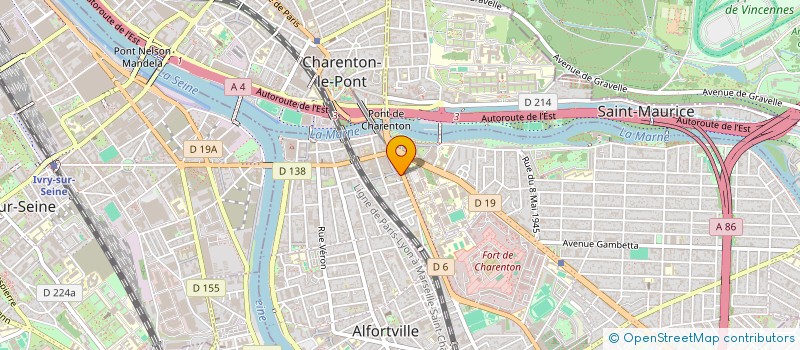 localisation de l'entreprise ADA LVZ  MAISONS ALFORT